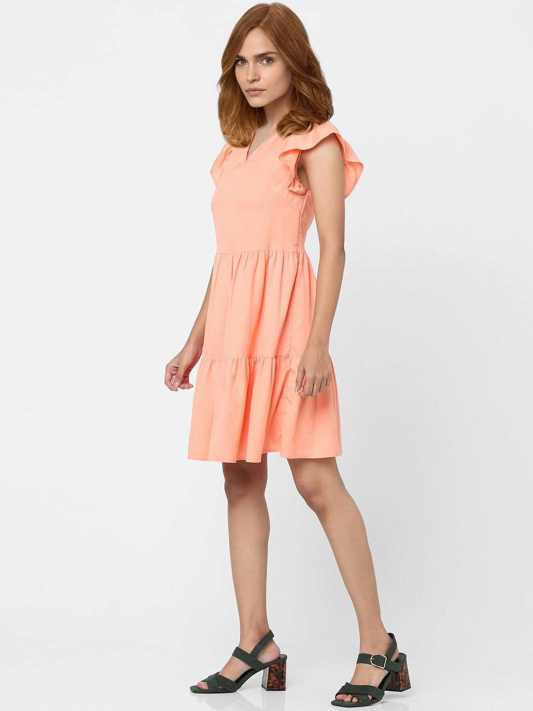 Peach Shift Dress