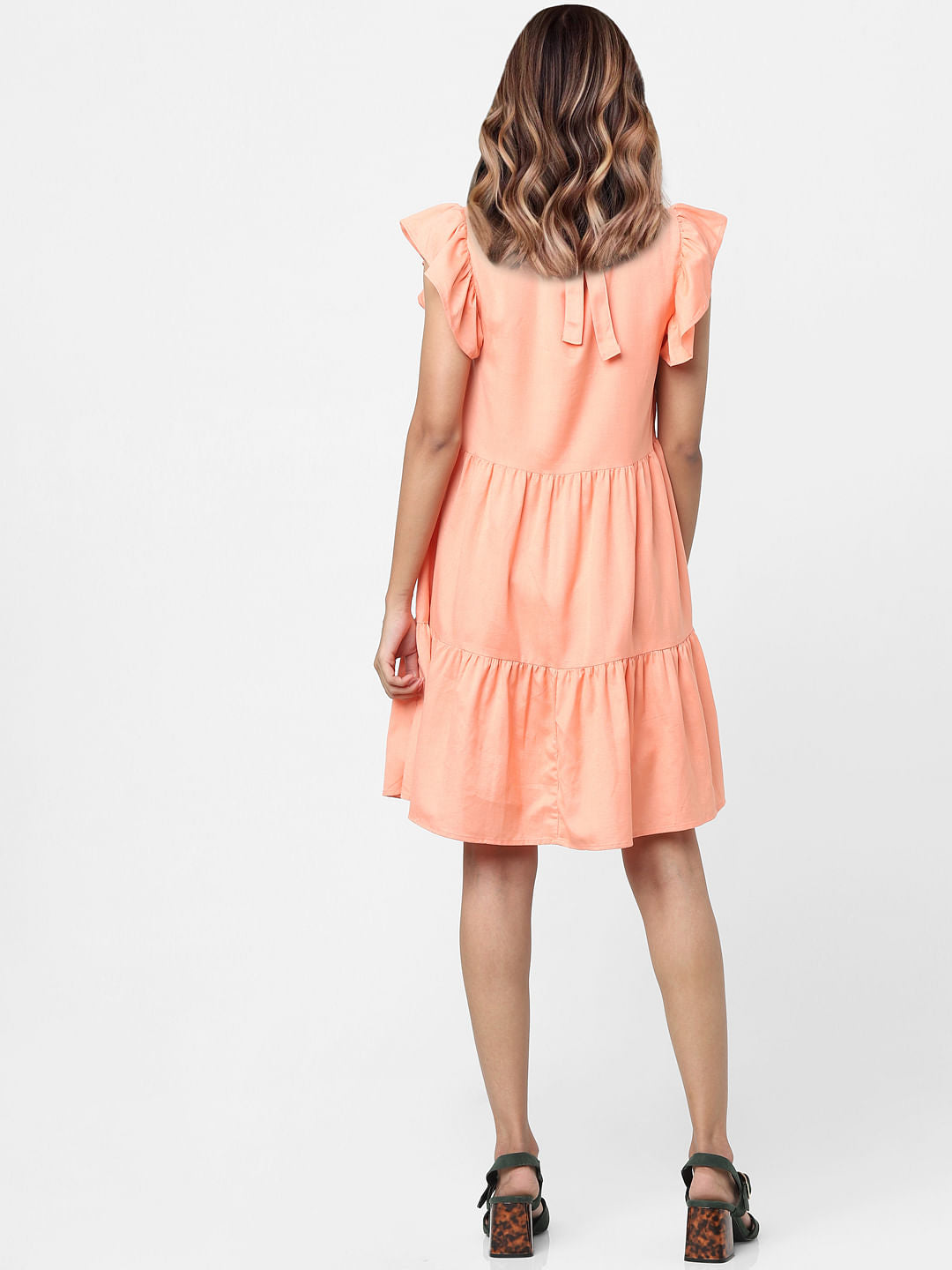 Peach Shift Dress