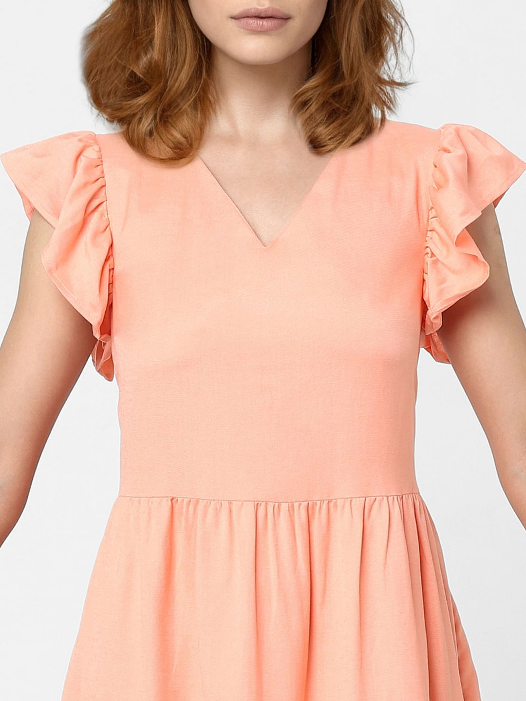 Peach Shift Dress