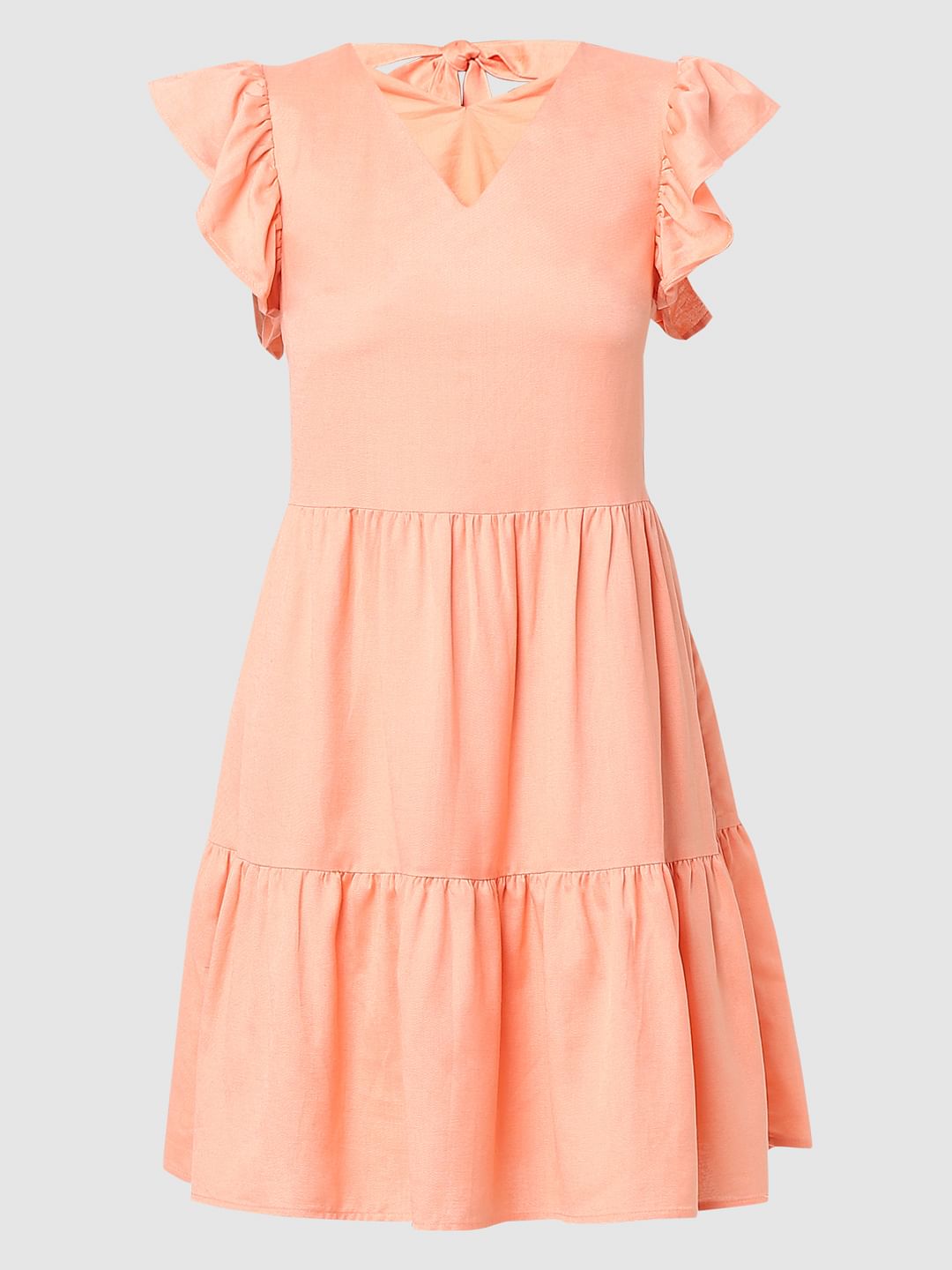 Peach Shift Dress