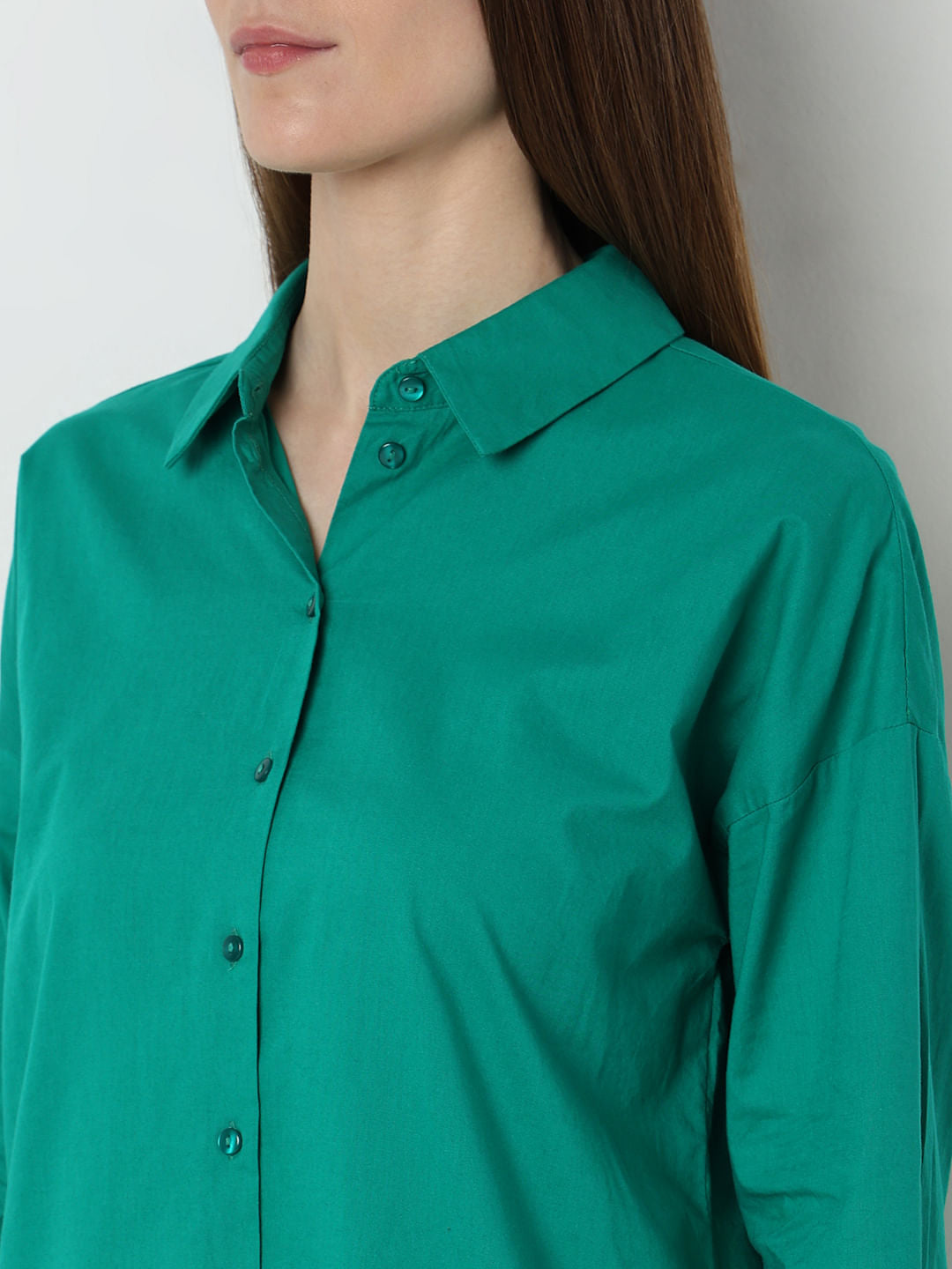 Green Cotton Shirt
