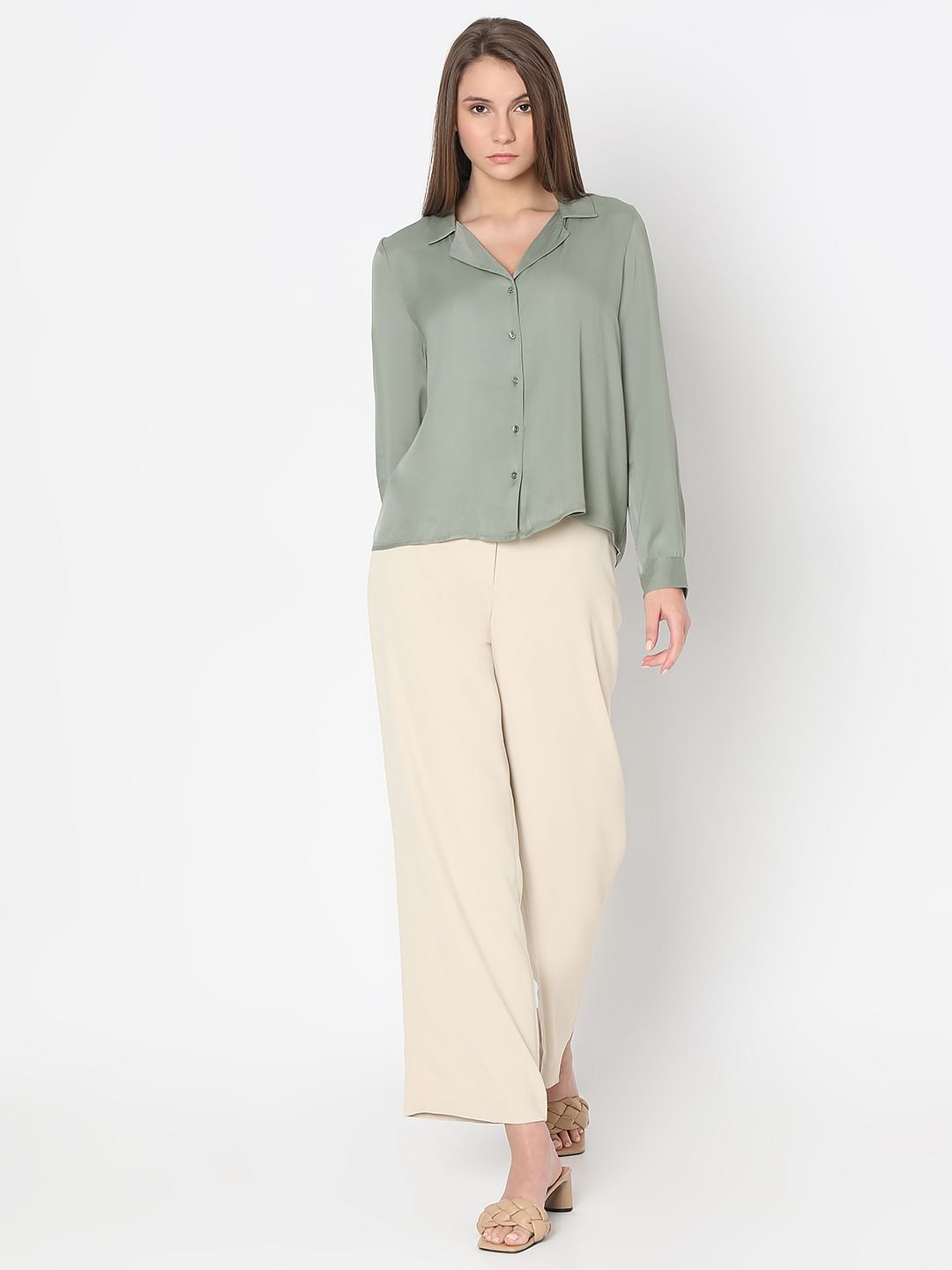 Green Oversized Shirt