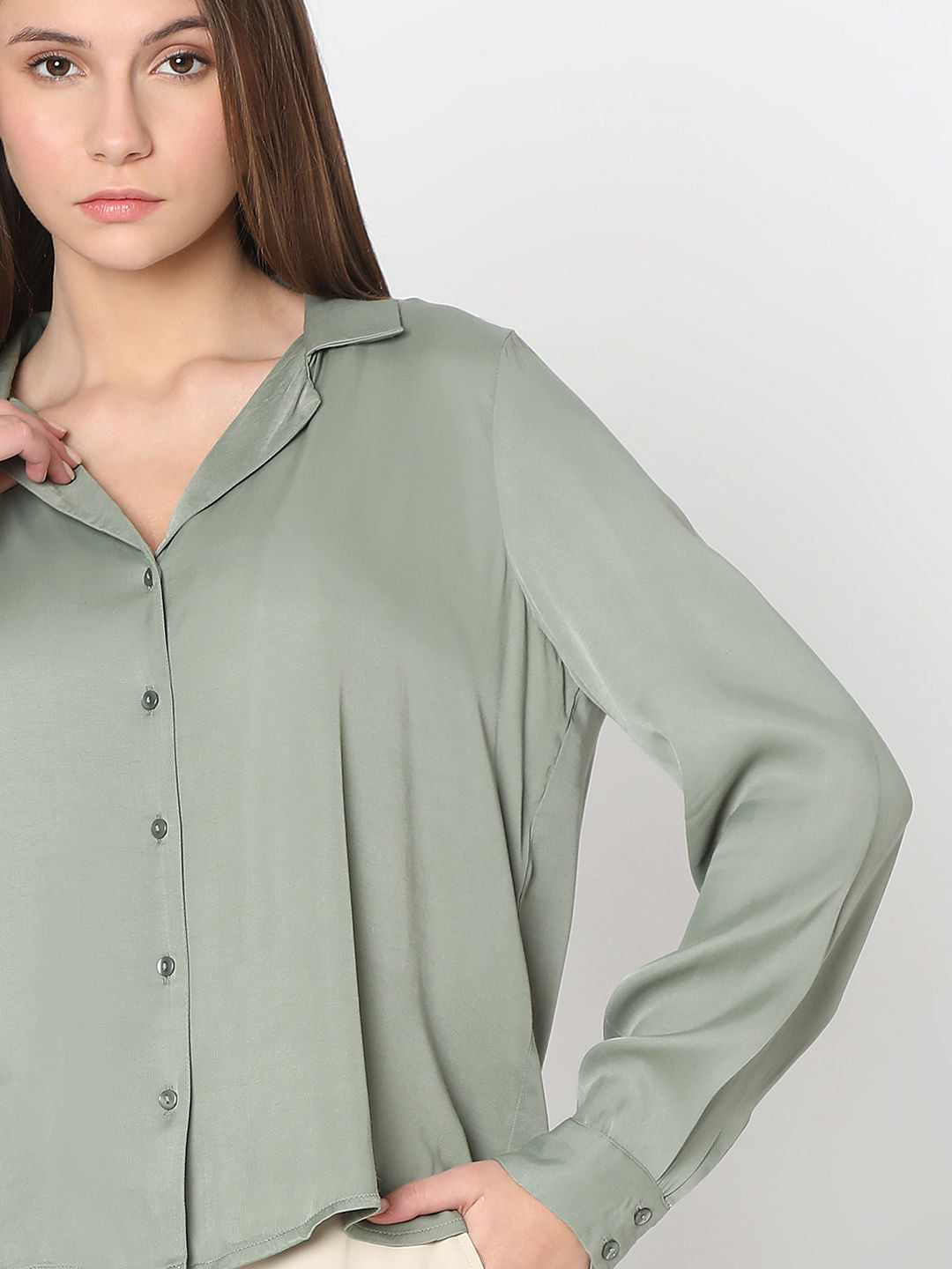 Green Oversized Shirt