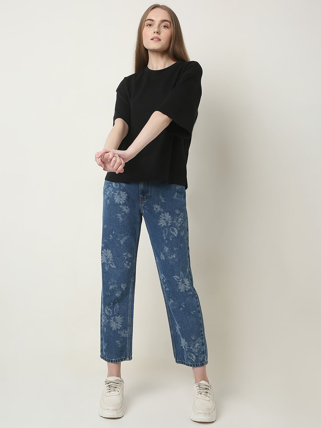 Black Relaxed Fit Top