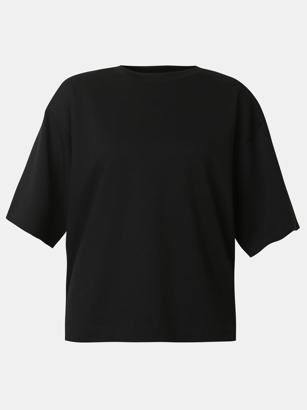 Black Relaxed Fit Top