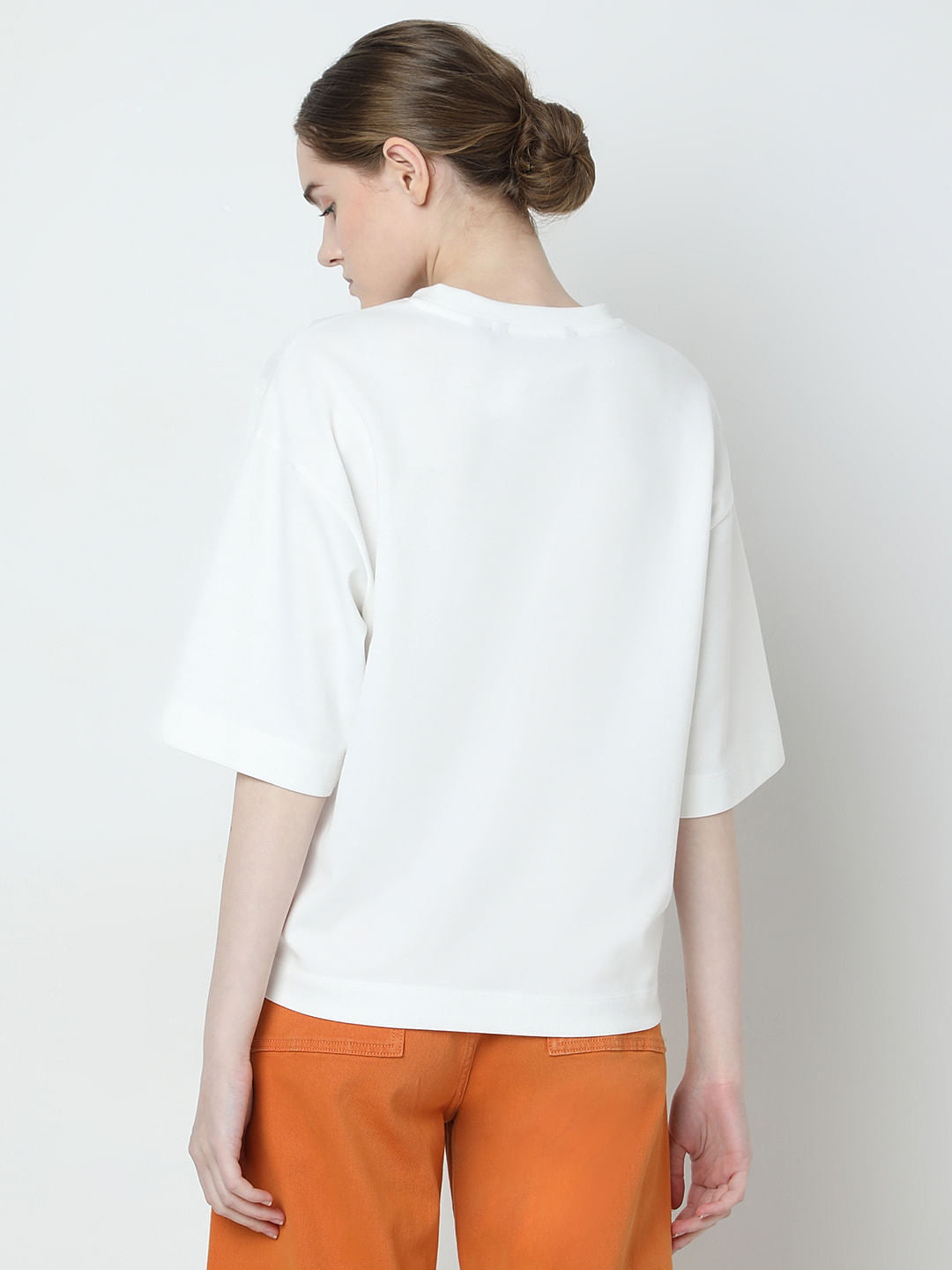 White Relaxed Fit Top