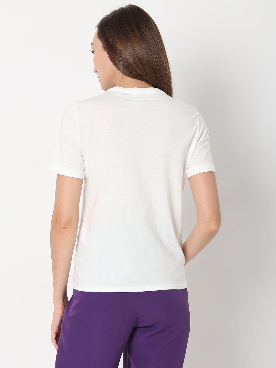 White Printed T-Shirt