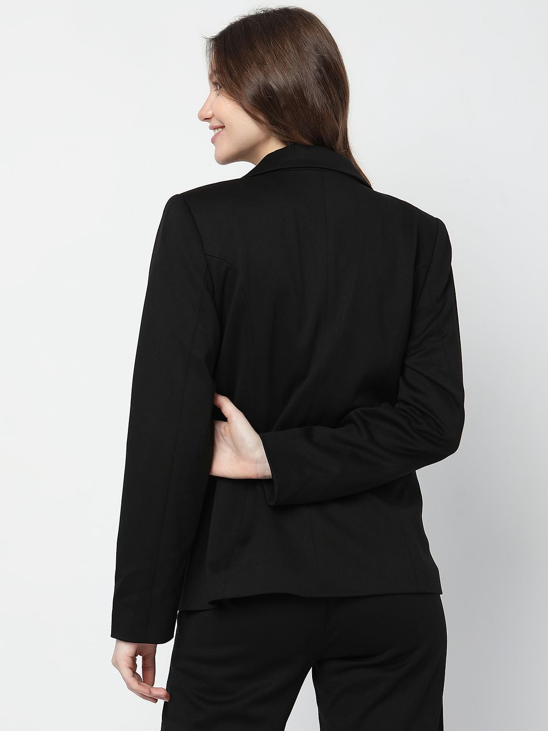 Black Double Button Blazer