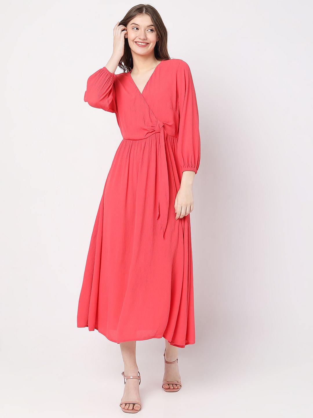 Pink Midi Dress