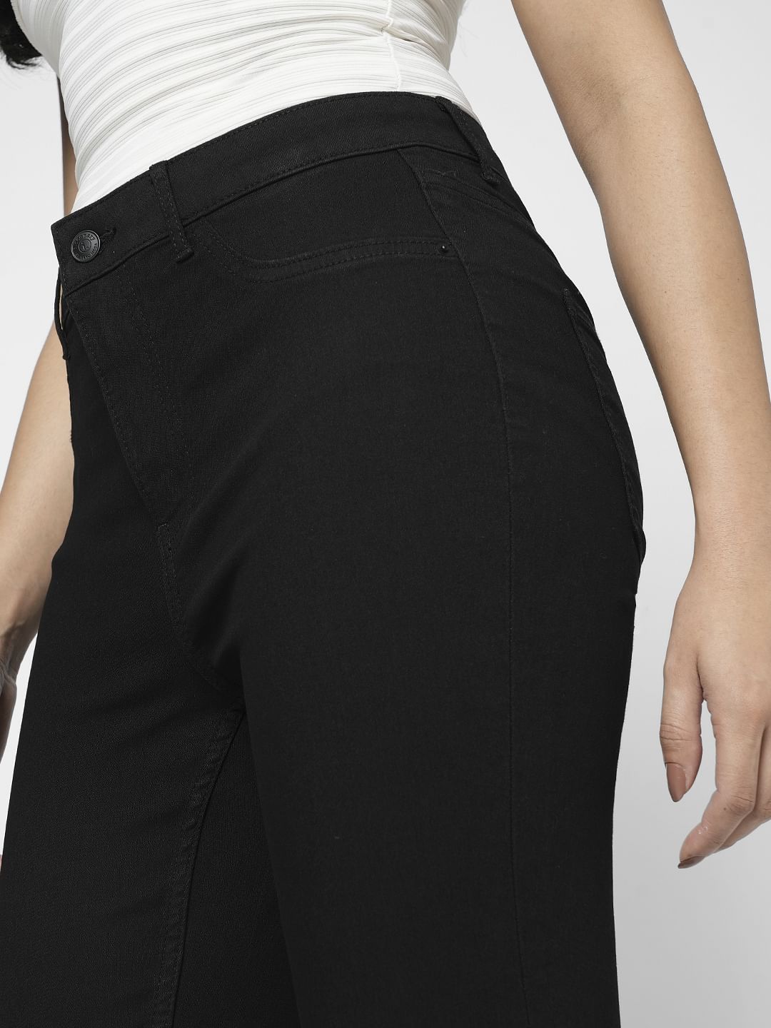 I.Scenery By Vero Moda Black High Rise Skinny Jeggings