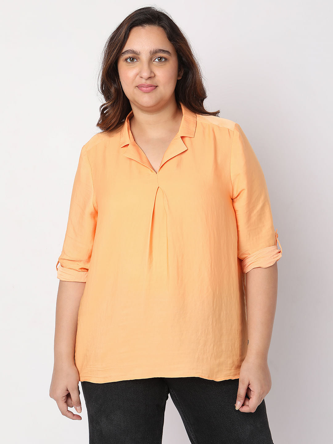 Curve Orange Top