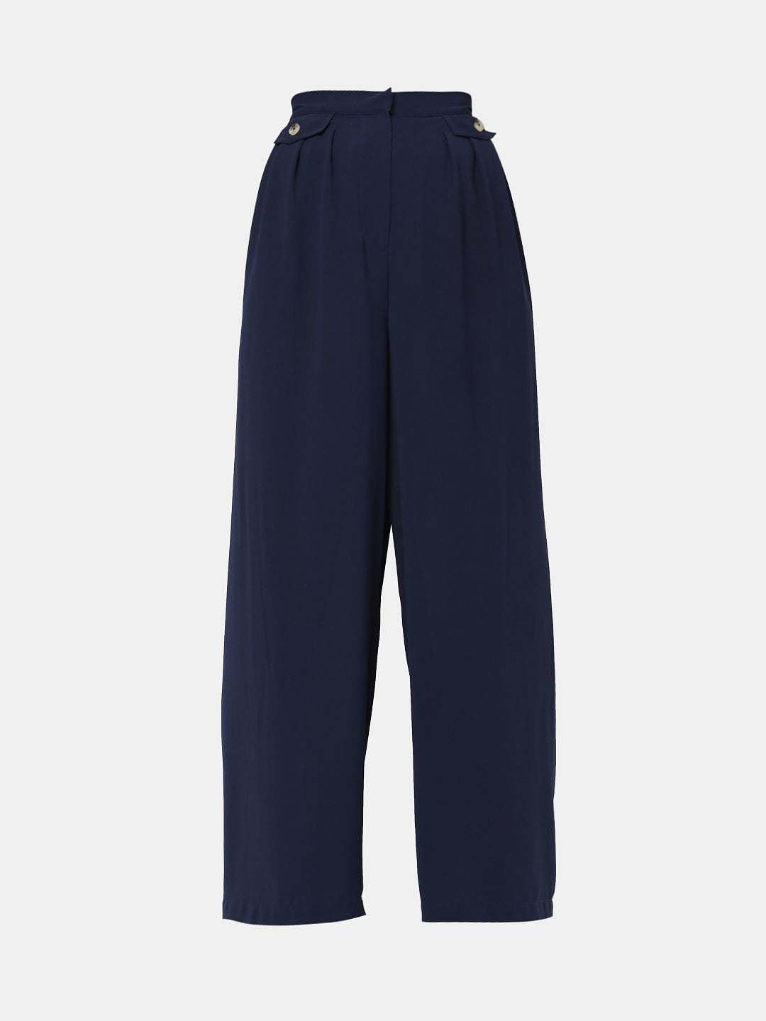 Navy Blue High Rise Pants