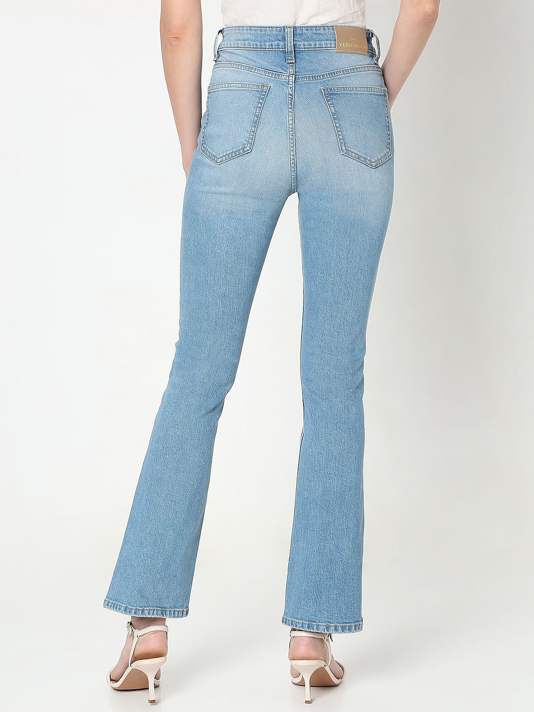 Light Blue High Rise Petra Bootcut Jeans
