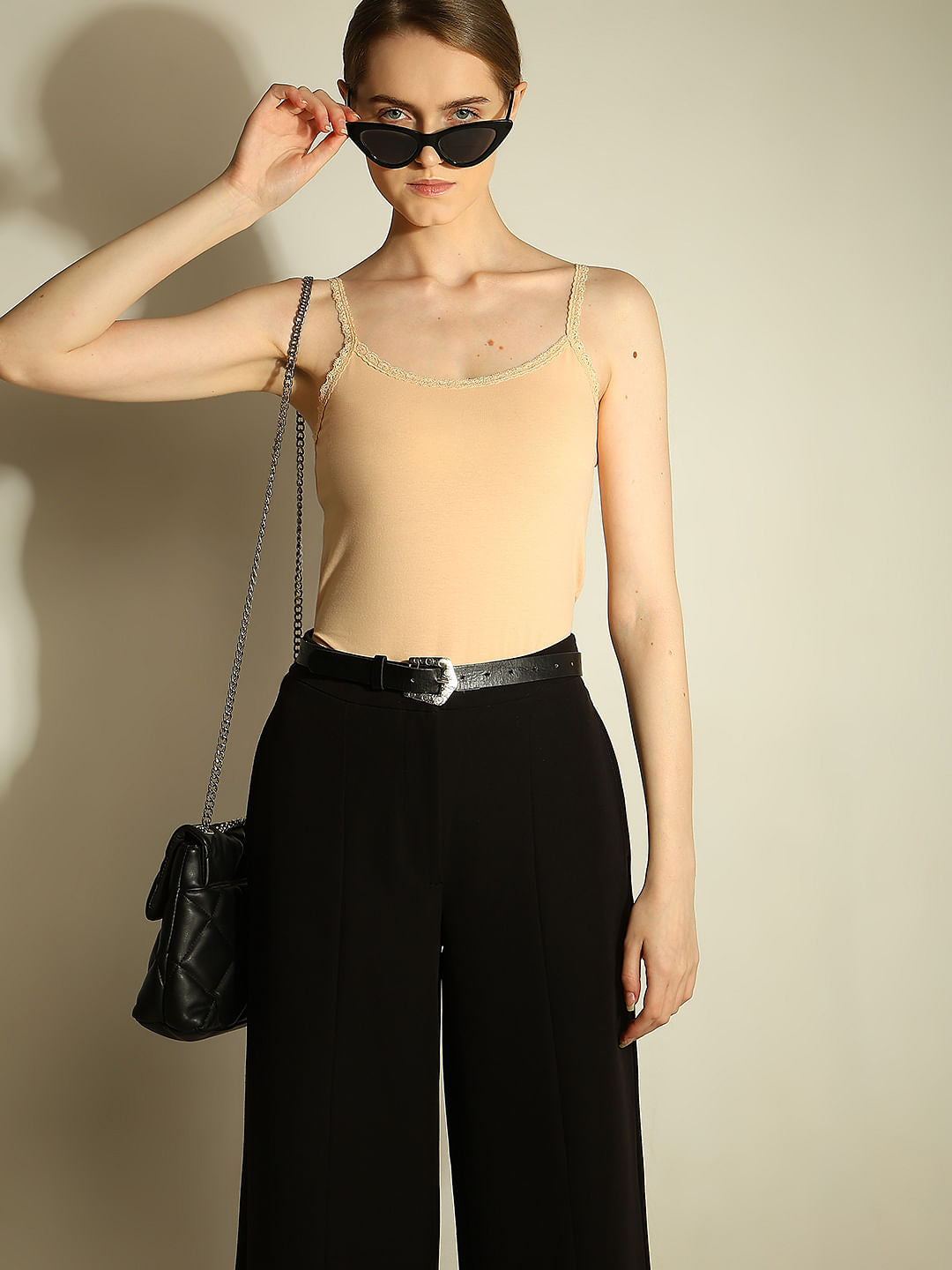 Intimates Pack Of 2 Light Pink & Nude Camisoles