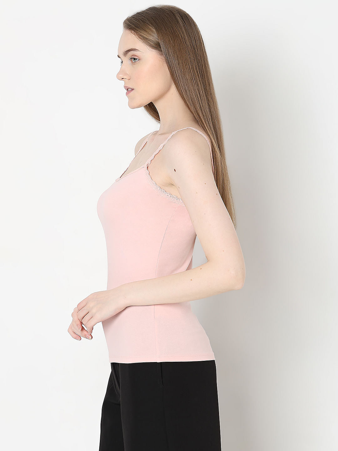 Intimates Pack Of 2 Light Pink & Nude Camisoles