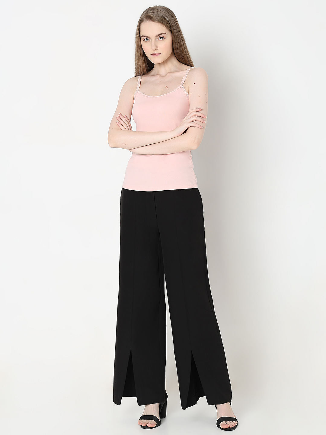 Intimates Pack Of 2 Light Pink & Nude Camisoles