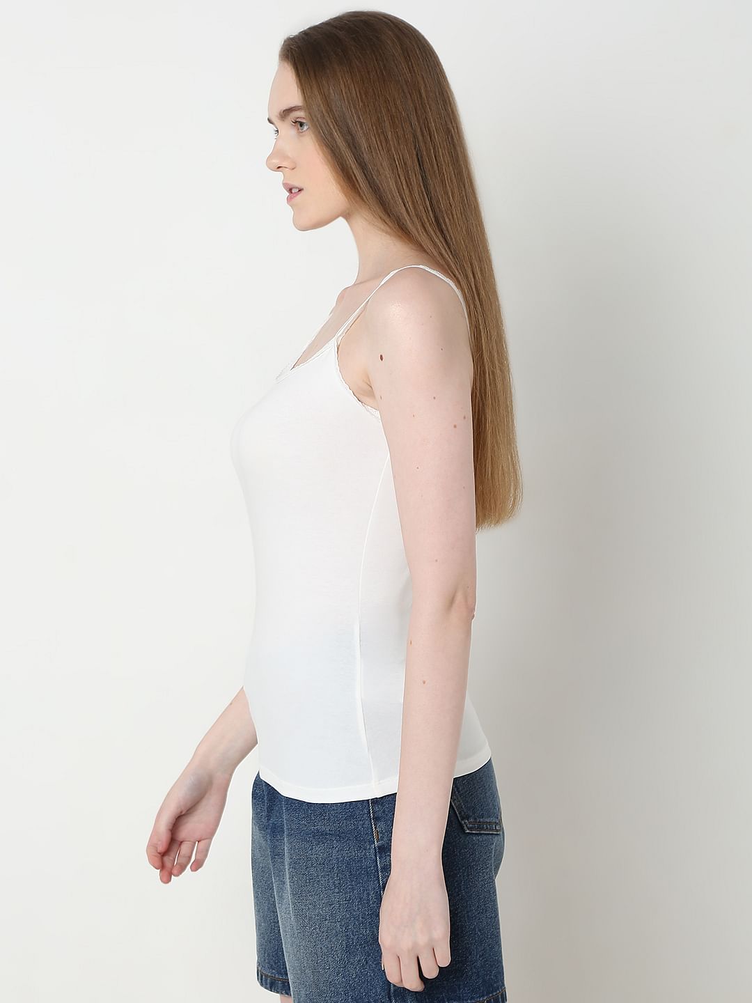 Intimates Pack Of 2 Black & White Camisoles