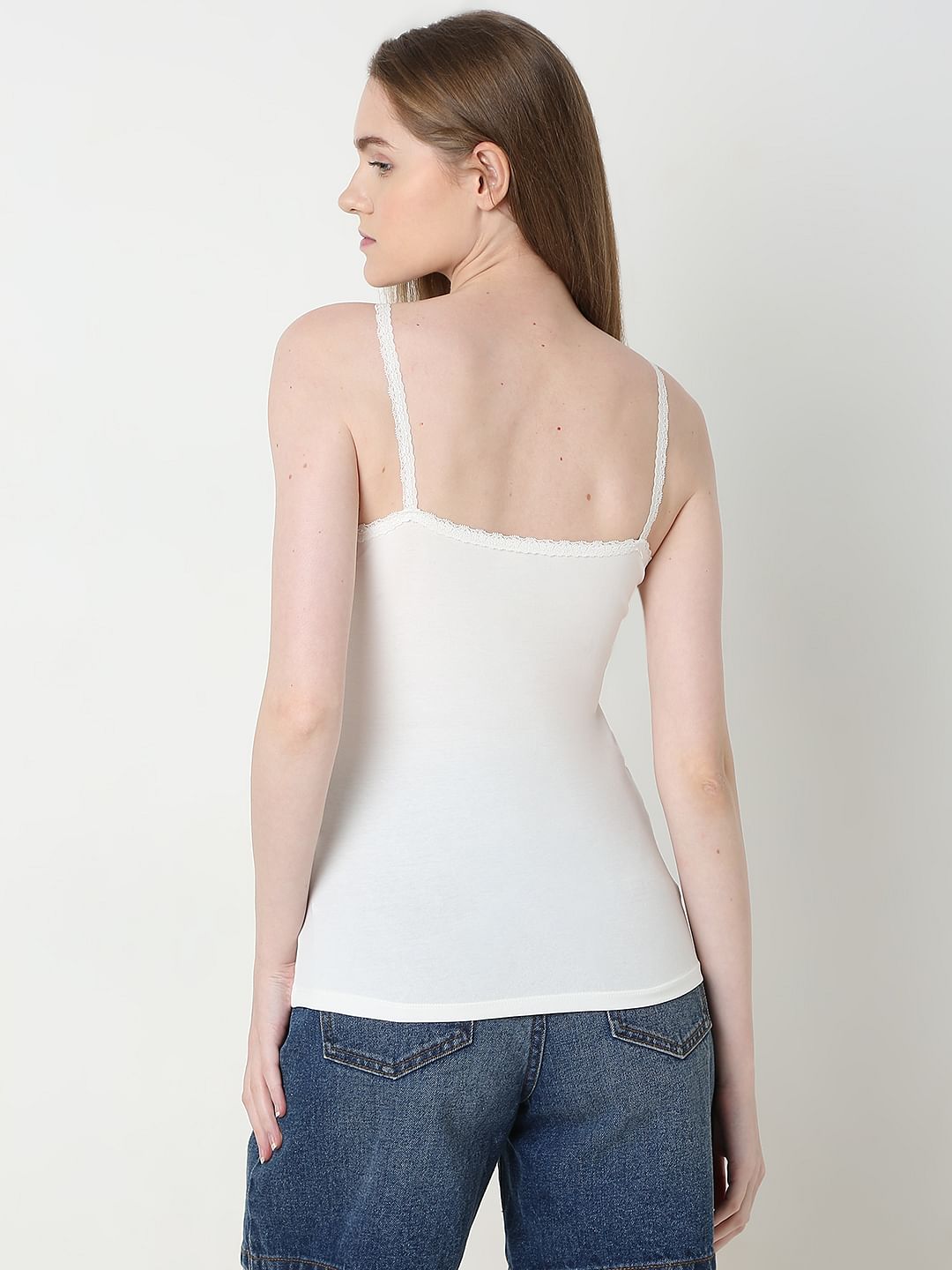 Intimates Pack Of 2 Black & White Camisoles