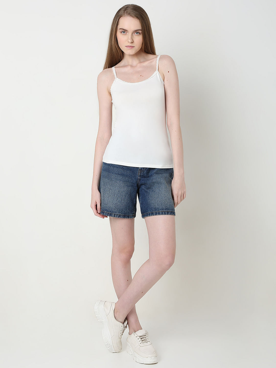 Intimates Pack Of 2 Black & White Camisoles