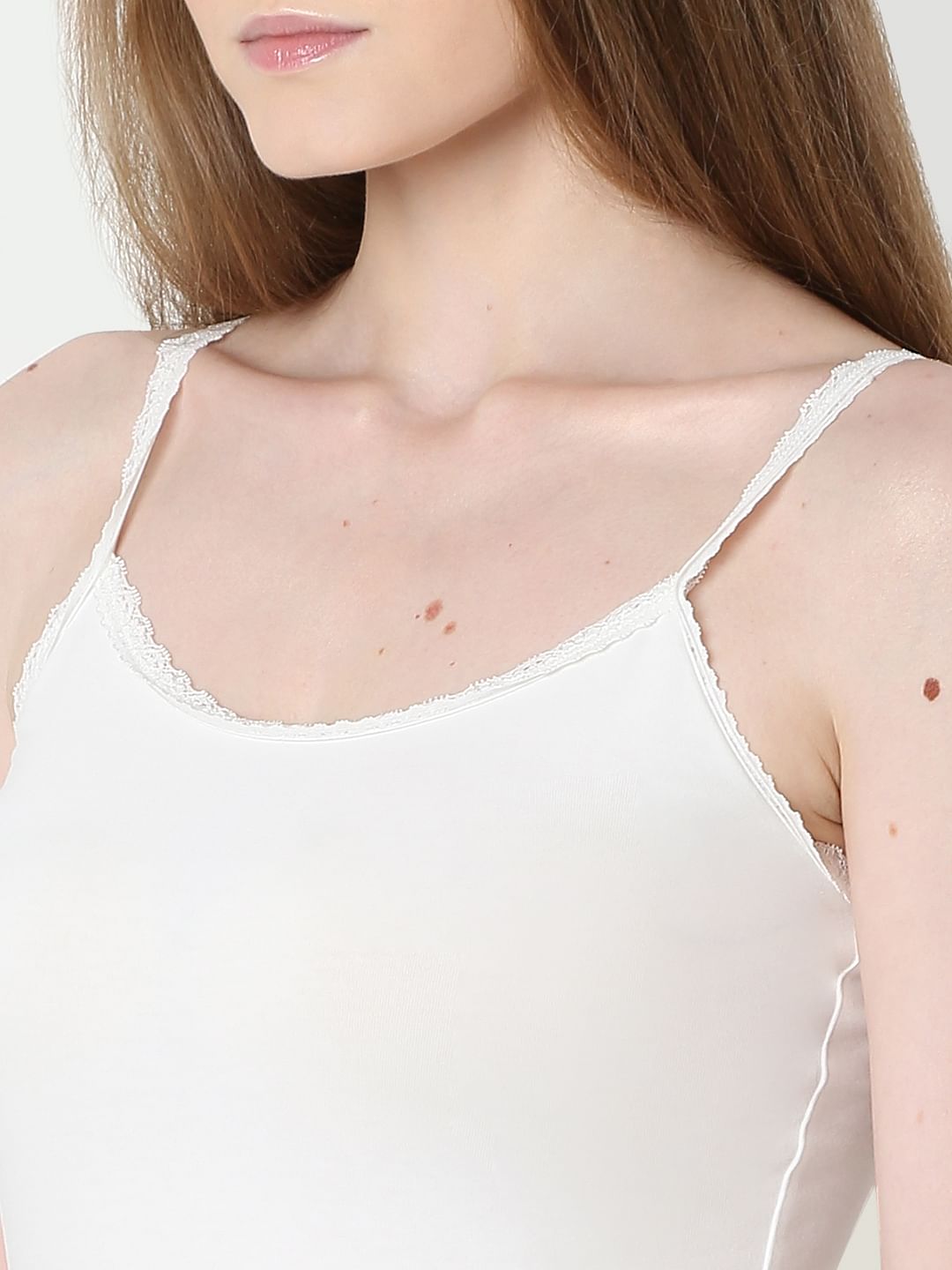 Intimates Pack Of 2 Black & White Camisoles