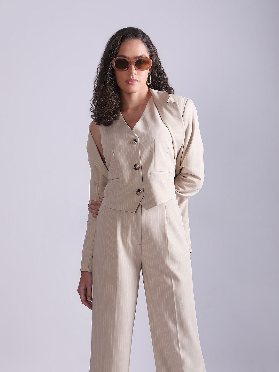 Beaver Co-Ord Set - Beige