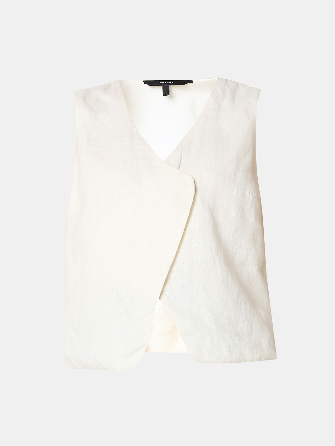 Off-White Linen Vest