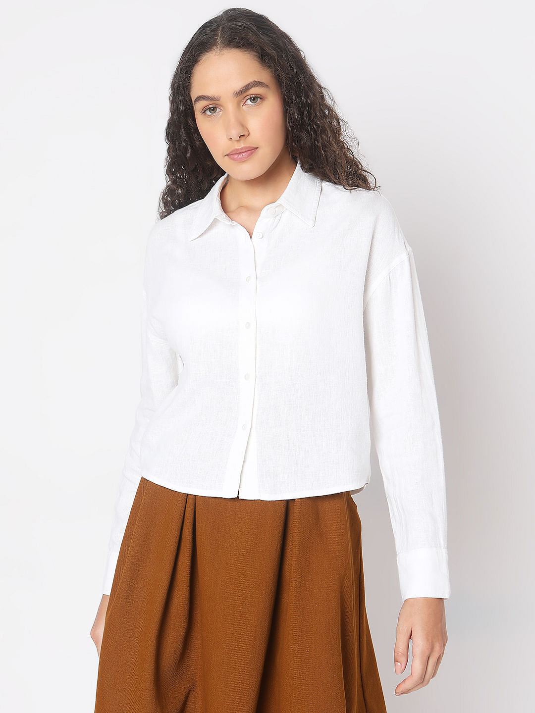 White Linen Shirt