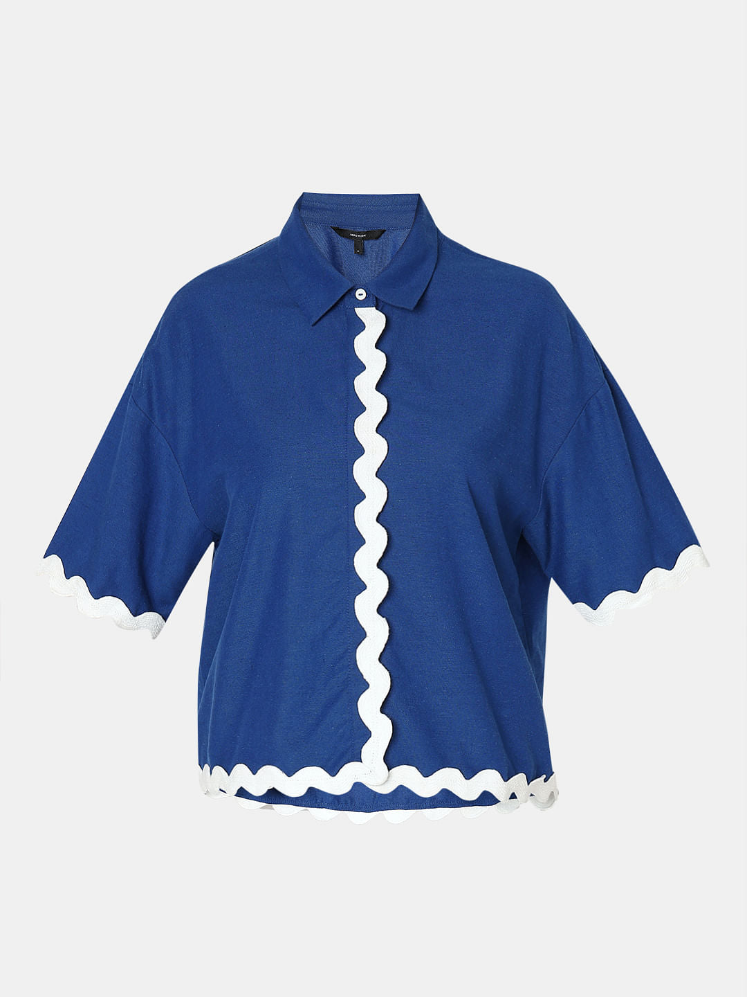 Cobalt Blue Co-Ord Set Shirt