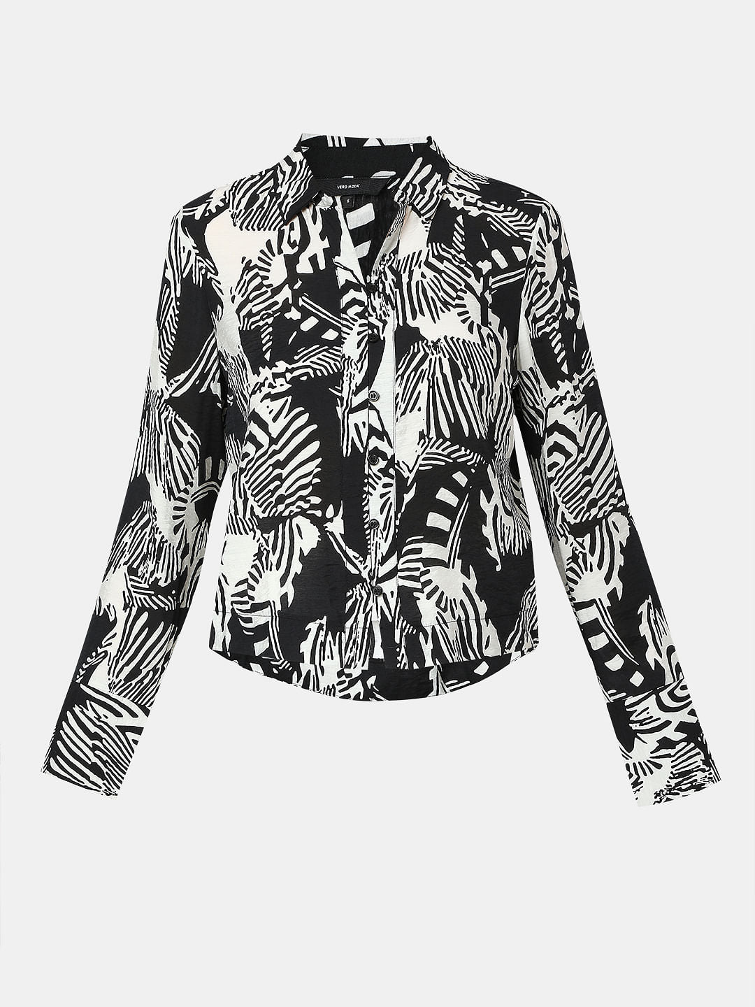 Black Animal Print Shirt