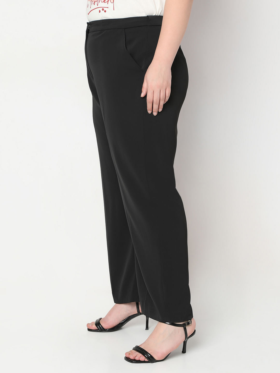 Curve Black High Rise Pants