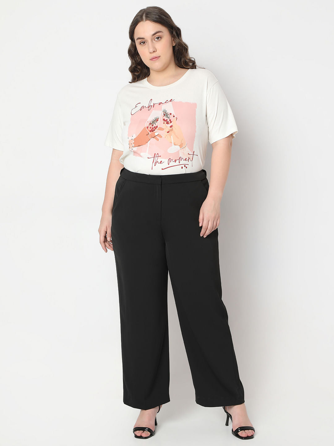 Curve Black High Rise Pants