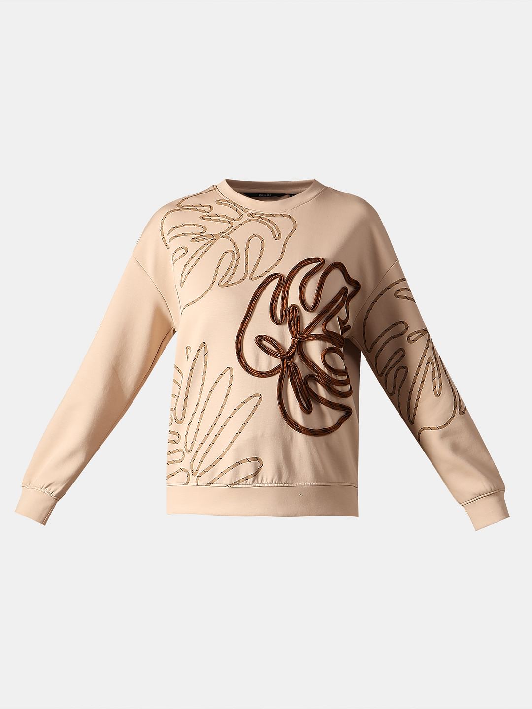 Disney Beige Printed Co-Ord Set Sweatshirt