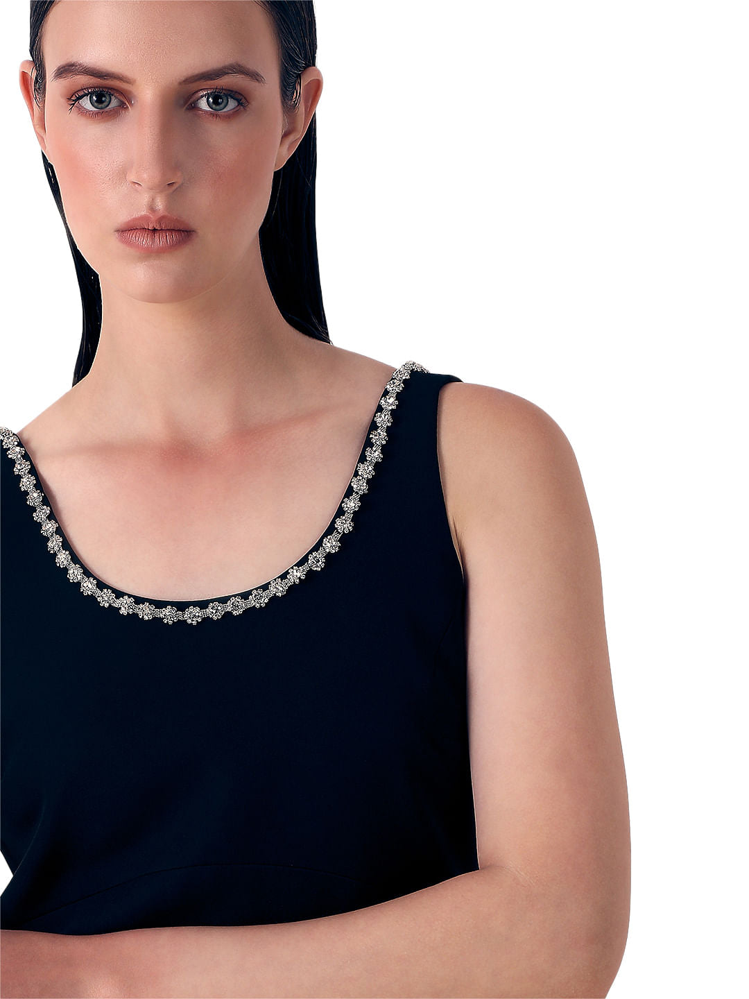 Black Bodycon Midi Dress