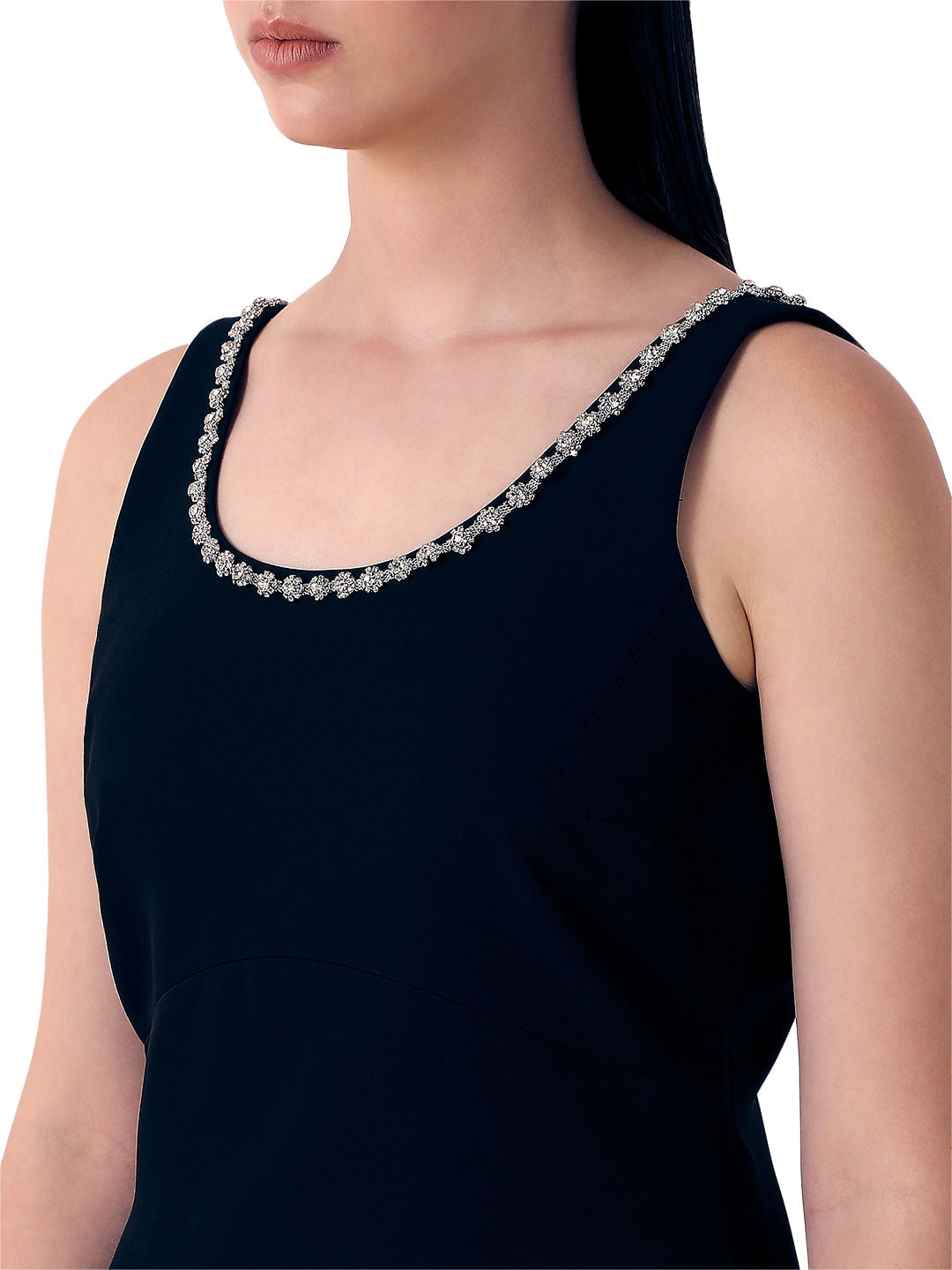 Black Bodycon Midi Dress