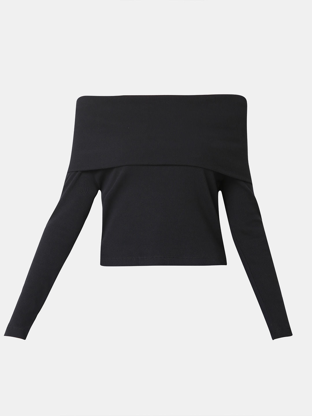 Black Off-Shoulder Top