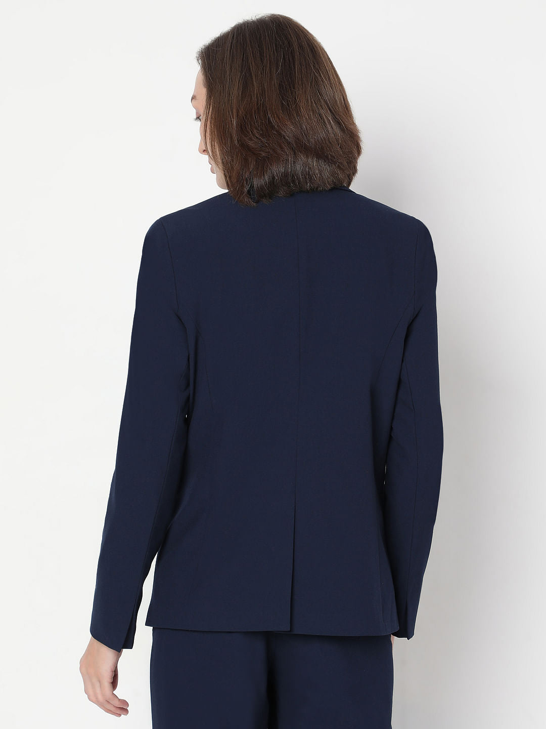 Blue Single Breasted Blazer