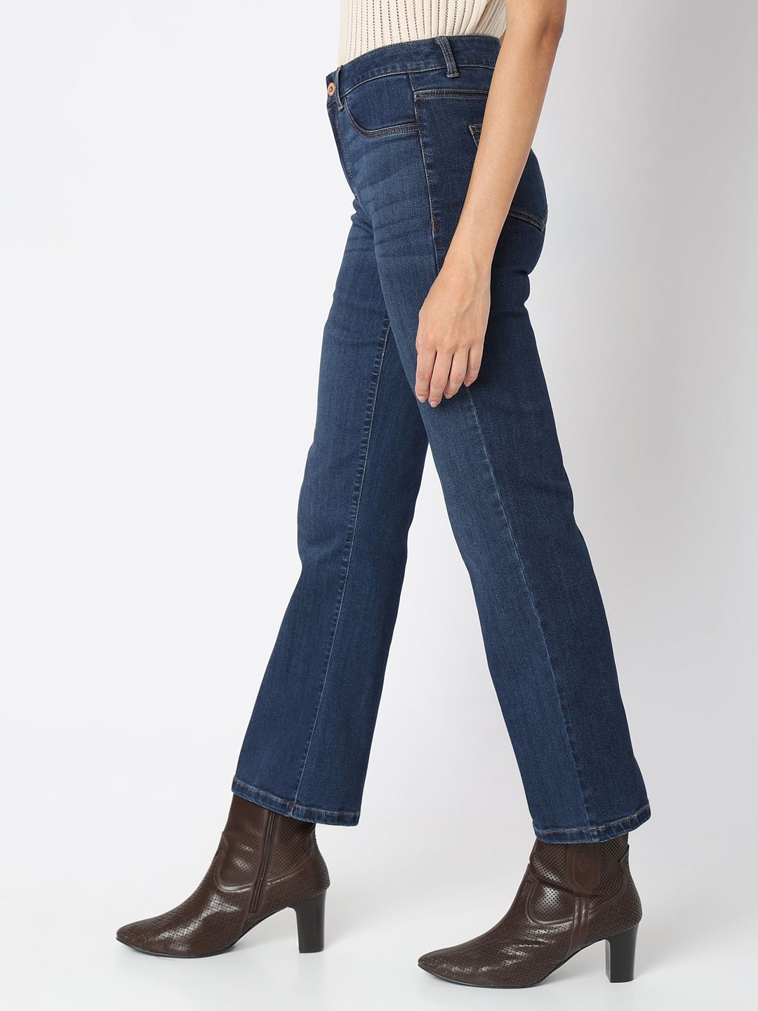 High Rise Wide Leg Jeans