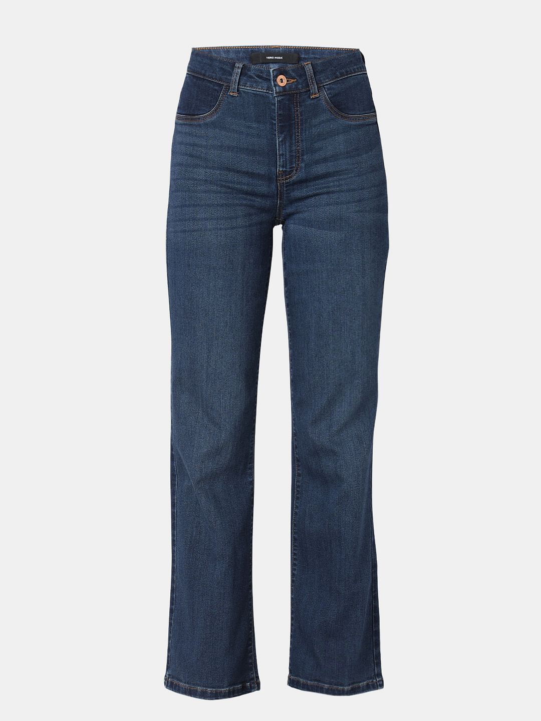 High Rise Wide Leg Jeans