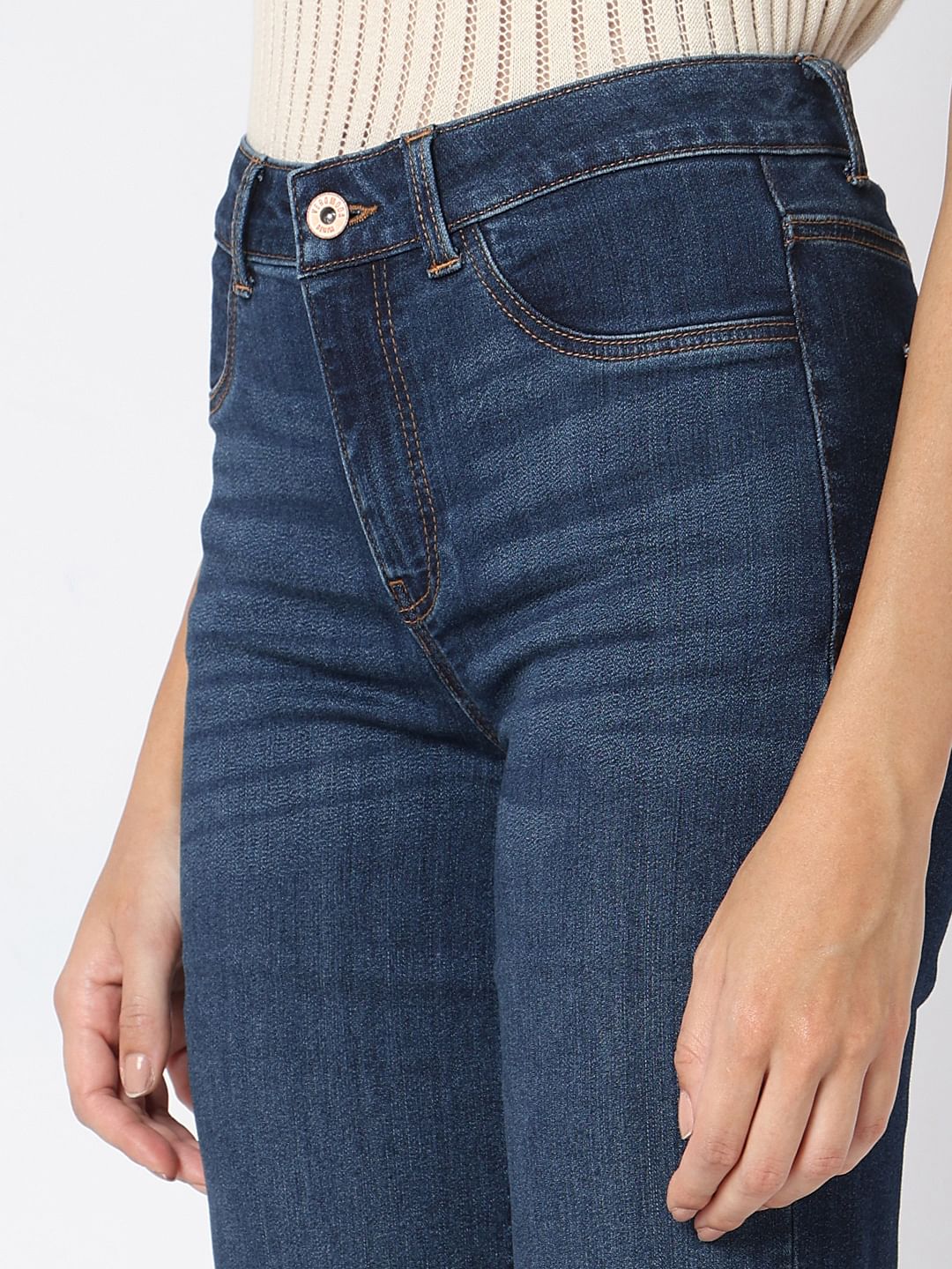 High Rise Wide Leg Jeans