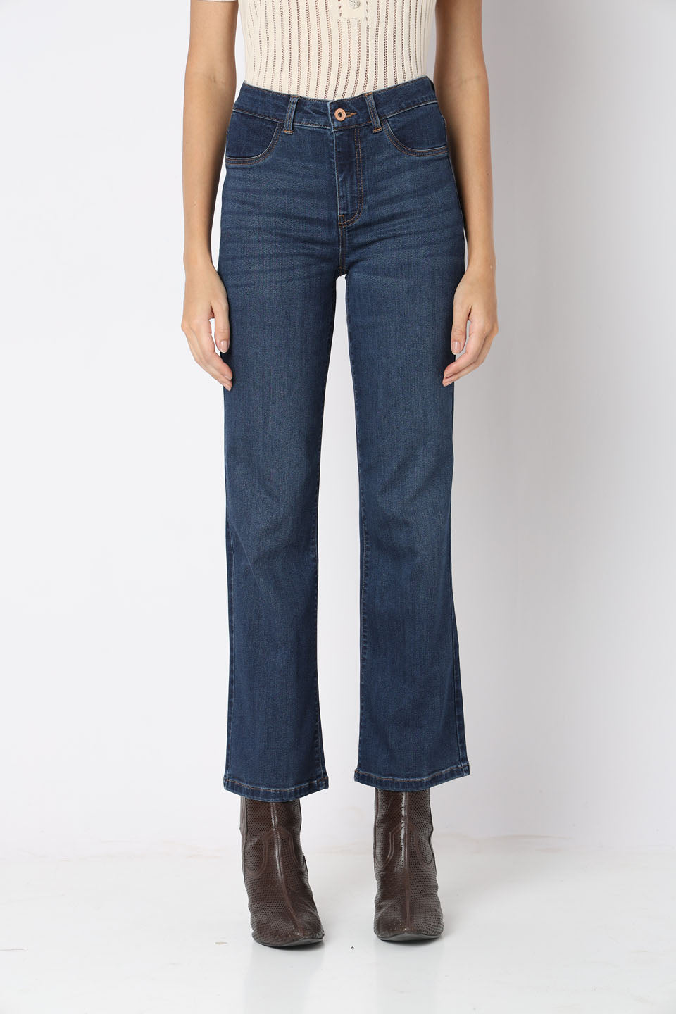 High Rise Wide Leg Jeans