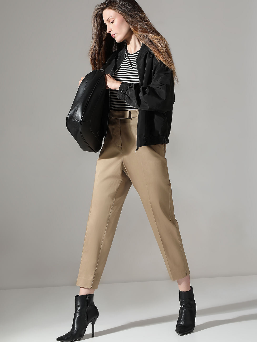 Brown Cigarette Trouser