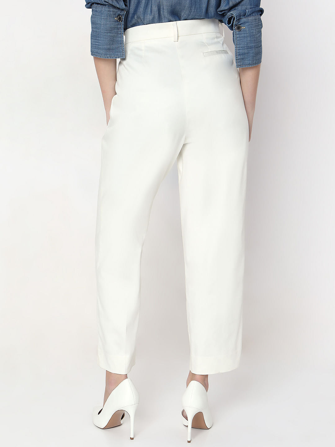 White Cigarette Trouser
