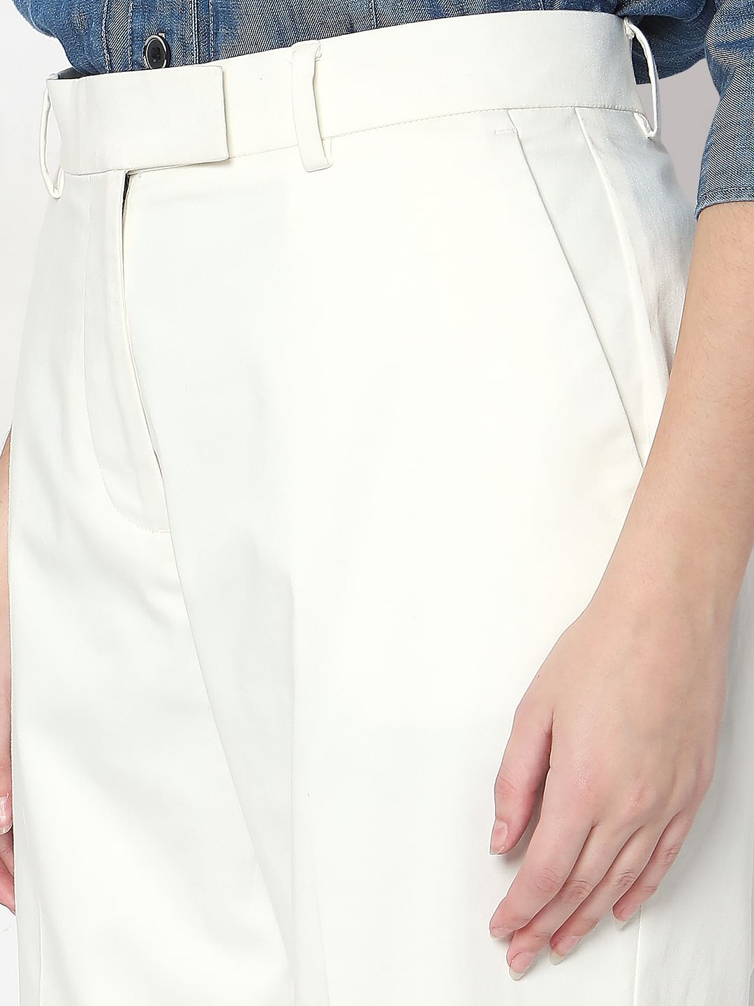 White Cigarette Trouser