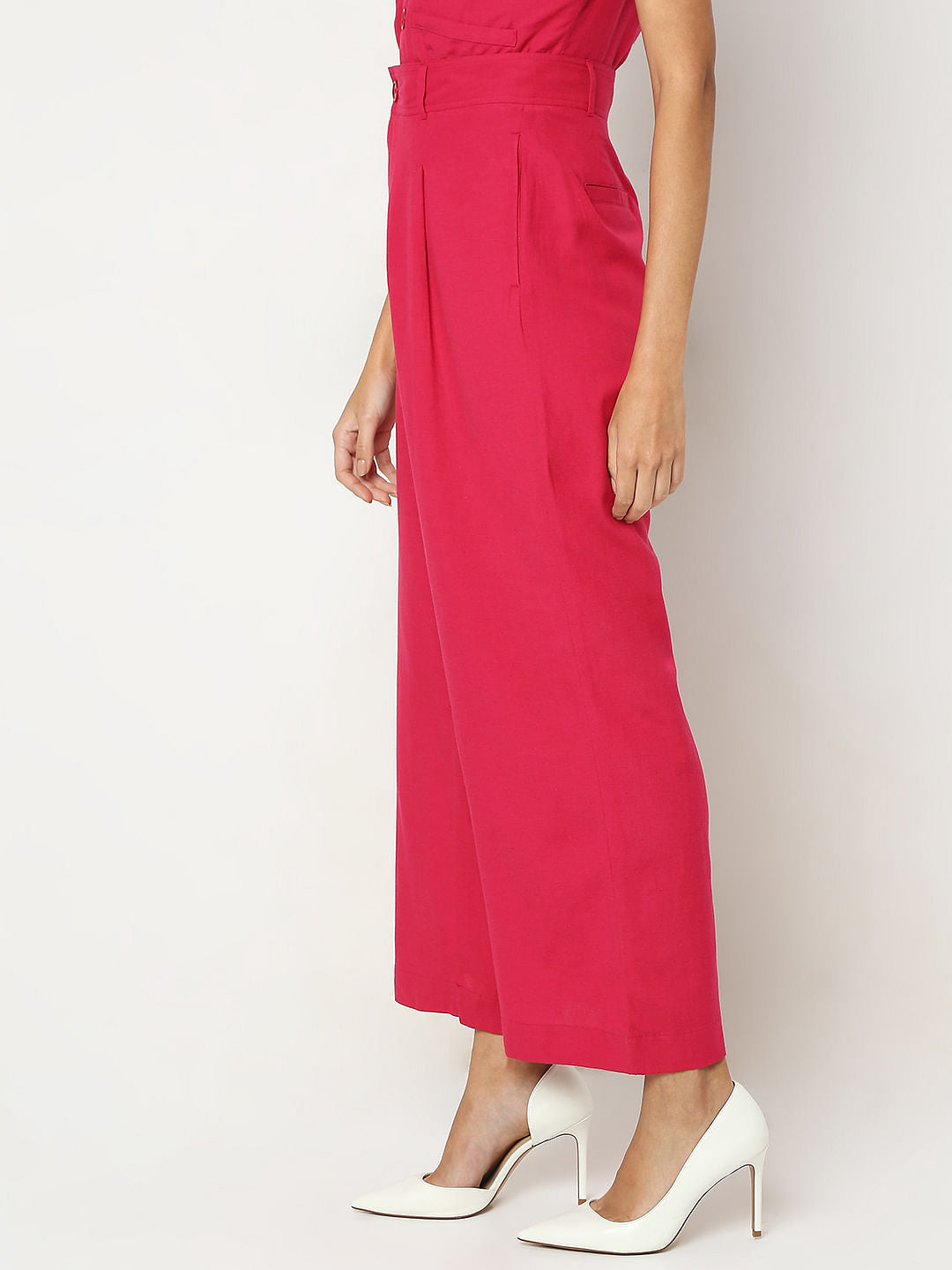 Bright Pink Co-Ord Set Pants