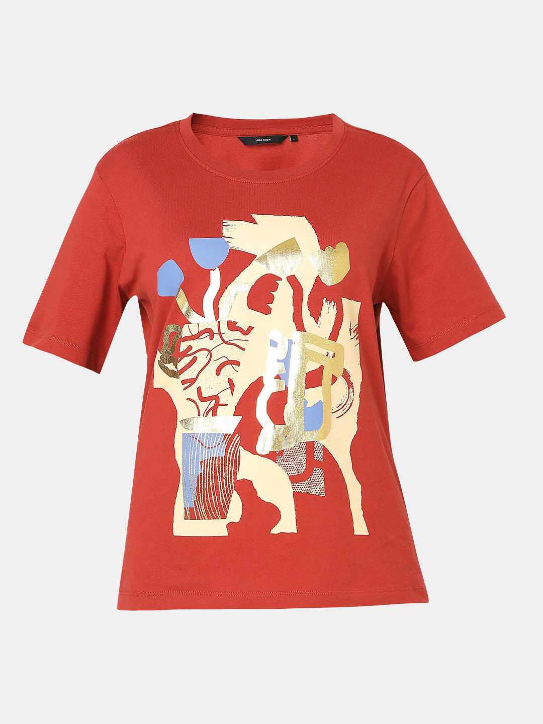 Red Graphic Print T-Shirt