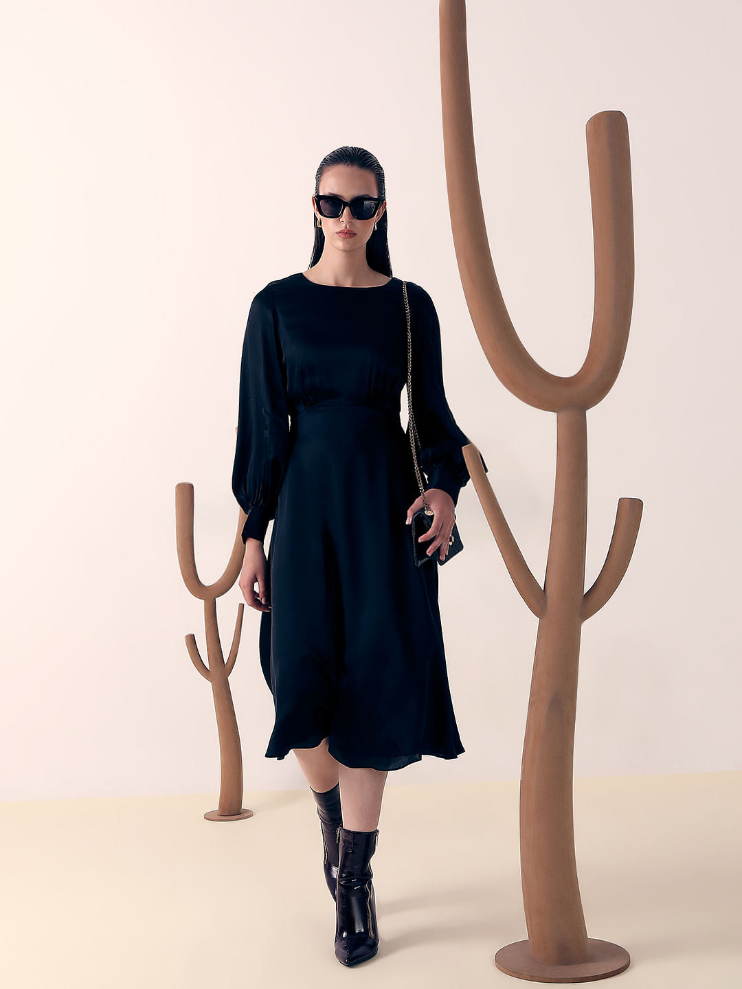 Black Midi Dress