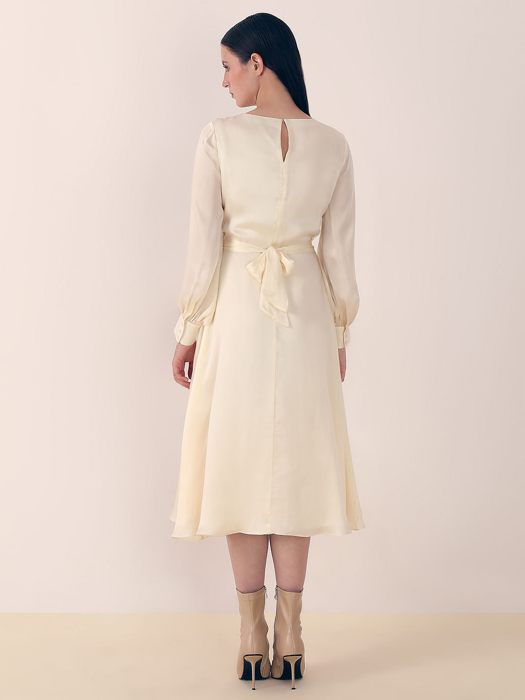 Off-White Midi Dress