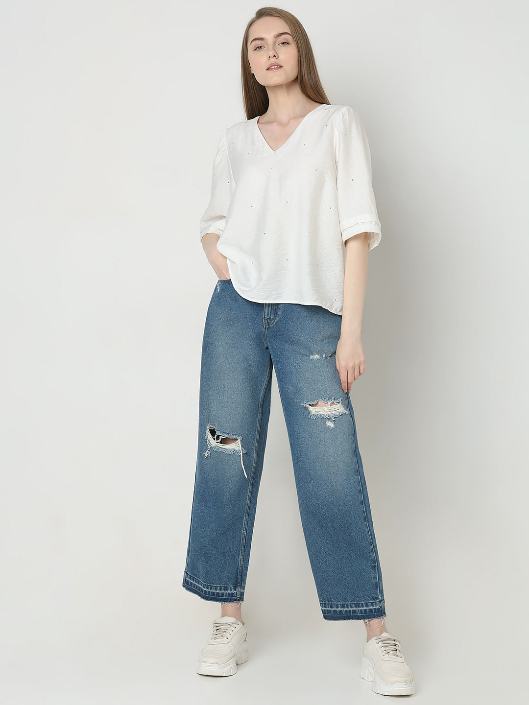 White Cotton Top
