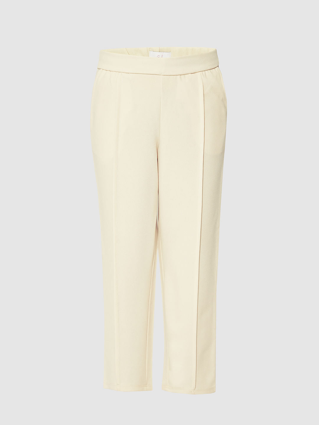 Girls Off-White Casual Pants