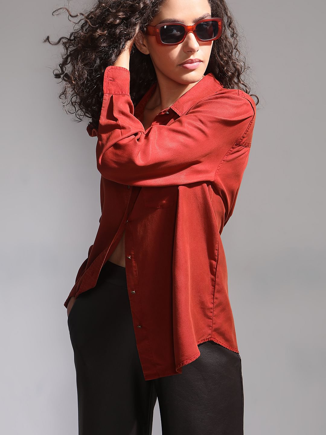Orange Regular Shirt